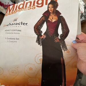 Midnight vamps costume adult size 14+ dress